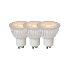 Светодиодная диммируемая лампа (3 шт.) Lucide GU10 5W 3000K 49006/15/31