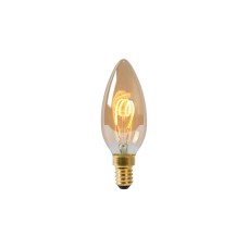 Светодиодная диммируемая лампа Lucide E14 3W 2200K cвеча 49043/03/62