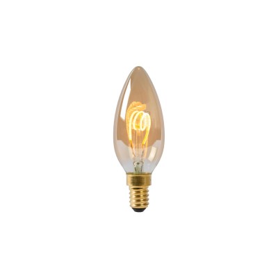 Светодиодная диммируемая лампа Lucide E14 3W 2200K cвеча 49043/03/62