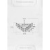 Потолочная люстра Lumien Hall Julen LH0065/12C-FGD-CL