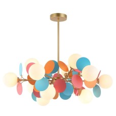 Подвесная люстра Lumien Hall Ilmari LH4136/12P-GD-MIX