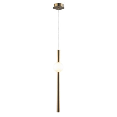 Подвесной светодиодный светильник Lumien Hall Greniya LH8023/1PA-GD-WT