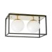 Потолочный светильник Lumina Deco Maldini LDC 8060-2 F.GD+BK
