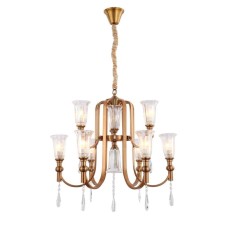 Подвесная люстра Lumina Deco Rionella LDP 8041-6+3 S.GD