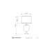 Настольная лампа Lumina Deco Olimpia LDT 304 F.GD+WT
