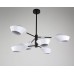 Подвесная люстра Lumina Deco Romina LDP 6037-6 WT+BK