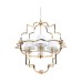 Подвесная люстра Lumina Deco Baltimore LDP 8020-4 GD+WT