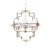Подвесная люстра Lumina Deco Baltimore LDP 8020-4 GD+WT