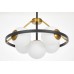 Подвесная люстра Lumina Deco Donzano LDP 8034-5 BK+WT