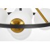 Подвесная люстра Lumina Deco Donzano LDP 8034-5 BK+WT