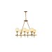 Подвесная люстра Lumina Deco Aldono LDP 7004-6 MD+BK
