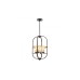 Подвесная люстра Lumina Deco Monterey LDP 1141-4 BK+MD