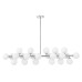 Люстра на штанге Lumina Deco Marsiada LDP 6033-24 CHR