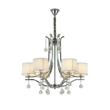 Подвесная люстра Lumina Deco Fontenea LDP 8443-6 CHR