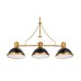 Подвесная люстра Lumina Deco Ettore LDP 710-3 BK+MD