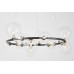 Подвесная люстра Lumina Deco LDP 7033-15 BK+CL