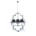 Подвесная люстра Lumina Deco Baltimore LDP 8020-4 CHR+BK