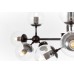Люстра на штанге Lumina Deco Zodiak LDP 160-12 BK+PR