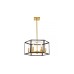 Подвесная люстра Lumina Deco Lorton LDP 1142-6 BK+MD