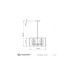 Подвесная люстра Lumina Deco Lorton LDP 1142-6 BK+MD