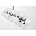 Люстра на штанге Lumina Deco Marsiada LDP 6033-24 BK