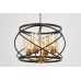 Подвесная люстра Lumina Deco LDP 8004-4 BK+MD