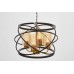 Подвесная люстра Lumina Deco LDP 8004-4 BK+MD