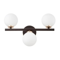 Настенный светильник Lumina Deco Marsiada LDW 6033-3 BK+F.GD