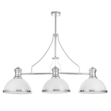 Подвесная люстра Lumina Deco Ettore LDP 710-3 WT+CHR
