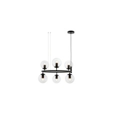 Подвесная люстра Lumina Deco Ceredo LDP 6034-6 RND BK