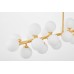 Люстра на штанге Lumina Deco Marsiada LDP 6033-24 GD