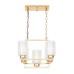 Подвесная люстра Lumina Deco Lino LDP 1239-5 F.GD