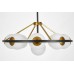 Подвесная люстра Lumina Deco Donzano LDP 8034-9 BK+WT