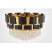Подвесная люстра Lumina Deco LDP 7045-600 BK+GD