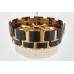 Подвесная люстра Lumina Deco LDP 7045-600 BK+GD