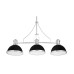 Подвесная люстра Lumina Deco Ettore LDP 710-3 BK+CHR