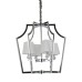 Подвесная люстра Lumina Deco Montero LDP 1249-4 CHR+WT