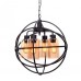 Подвесная люстра Lumina Deco Stradi LDP 11509-4 BK