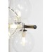 Подвесная люстра Lumina Deco LDP 7033-7 BK+CL