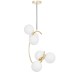 Подвесная люстра Lumina Deco Bonio LDP 7031-6 F.GD