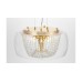 Подвесная люстра Lumina Deco Disposa LDP 7018-500 PR+F.GD