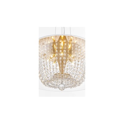 Подвесная люстра Lumina Deco Disposa LDP 7018-500 PR+F.GD