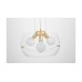 Подвесная люстра Lumina Deco Globo LDP 6018-400 PR+F.GD