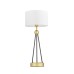 Настольная лампа Lumina Deco Belforte LDT 5527 GD+WT