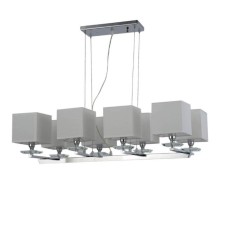 Подвесная люстра Lumina Deco Fianelo LDP 1248-8 WT