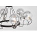 Подвесная люстра Lumina Deco LDP 9110-6 BK+CHR