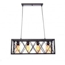 Подвесная люстра Lumina Deco Nortis LDP 11535-4 BK