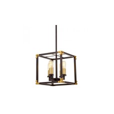 Подвесная люстра Lumina Deco Waldorf LDP 1140-4 BK+MD