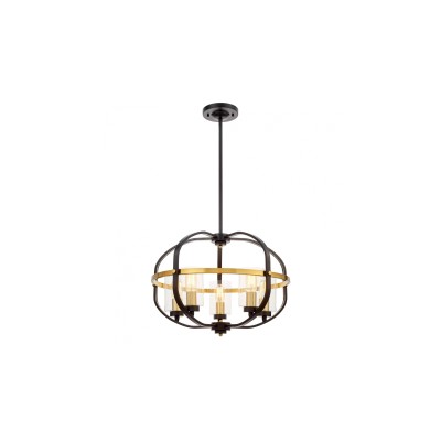 Подвесная люстра Lumina Deco Monterey LDP 1141-5 BK+MD