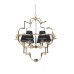 Подвесная люстра Lumina Deco Baltimore LDP 8020-6 GD+BK